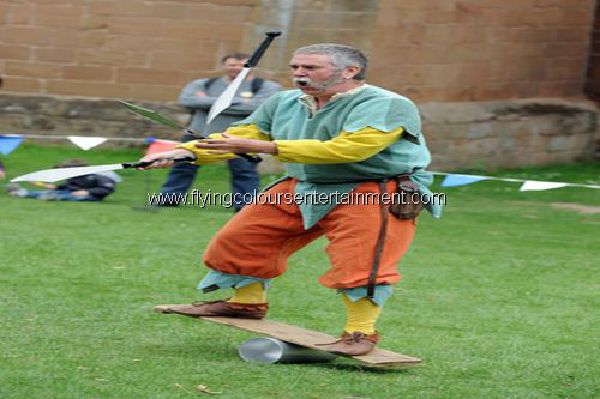 Juggling with 'Dangerous' Props