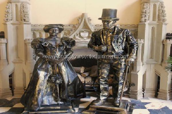 Human Living Statues