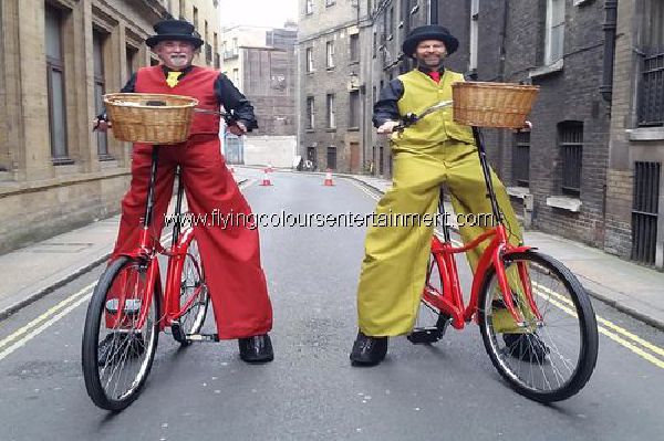Stilt Bicycles & Bicycles for Stilt Walkers