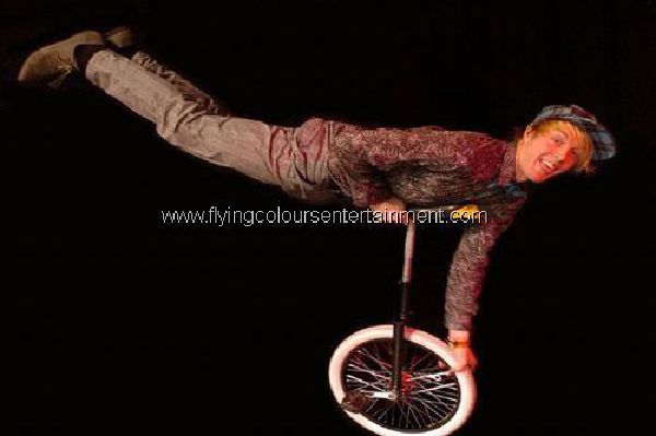 Unicyclist Stunts